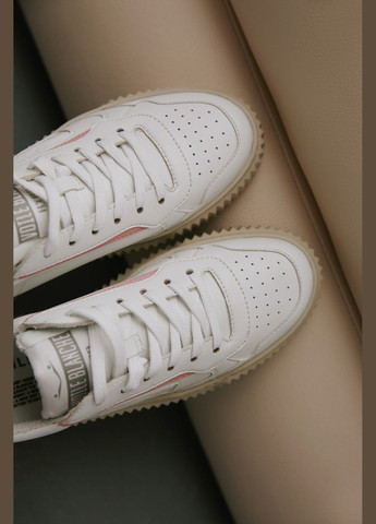 Белые кеды низкие, цвет белый Voile Blanche