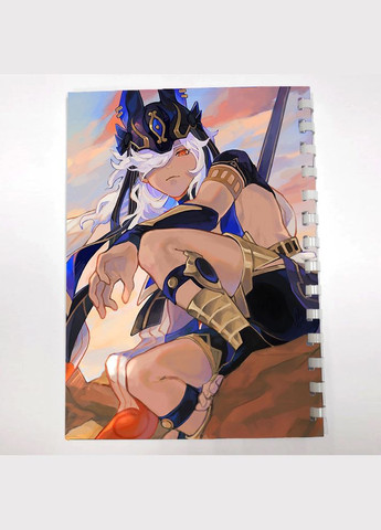 Блокнот скетчбук Сайно Геншин імпакт Genshin Impact (sk0131) No Brand (327007213)