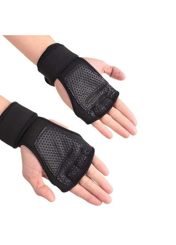 Тренировочные бандажи перчатки профессиональные для спорта на запястье напульсники для тяжелой атлетики Черные One Size 2 шт/уп. No Brand (319714353)