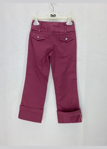 Розово-лиловые повседневный летние прямые брюки No Brand