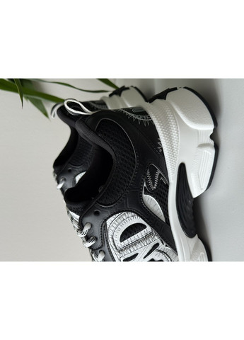 Чорно-білі Осінні кросівки жіночі і чоловічі dior chrono black white | діор хроно чорно-білі No Brand