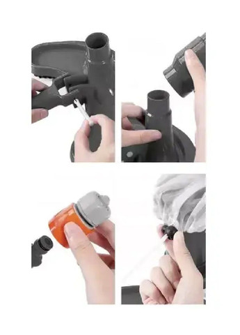 Пилосос очищувач пристрій для миття дна басейну зі знімним мішком для сміття щіткою півмісяцем 25х26х23 см (477640-Prob) Unbranded (298640591)