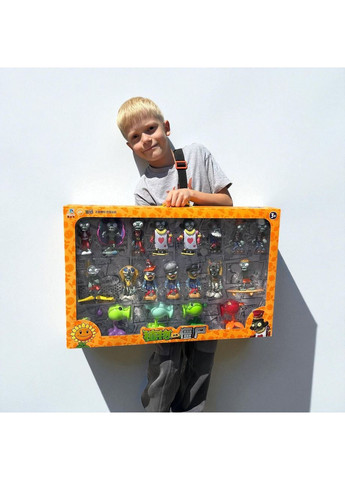 Огромный детский набор фигурок Растения против Зомби, фигурки Plants vs Zombies в большой коробке Diy (366873057)