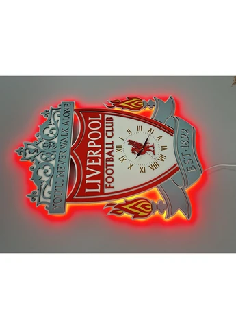 Деревянное панно Ливерпуль Liverpool с часами без подсветки 40х55 см Decart (360612906)