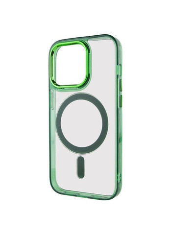 Чехол TPU Iris с MagSafe для Apple iPhone 14 Pro (6.1") Зеленый Epik (372972699)