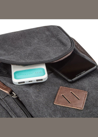 Рюкзак мужской для ноутбука 20074 Черный Vintage (302257634)