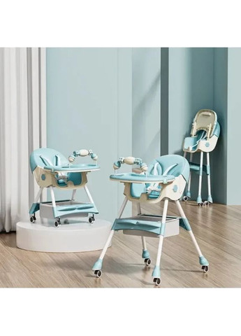 Дитячий стільчик-шезлонг для годування з регульованою спинкою та столиком 2в1 VEN-F005 Delimano (372113932)