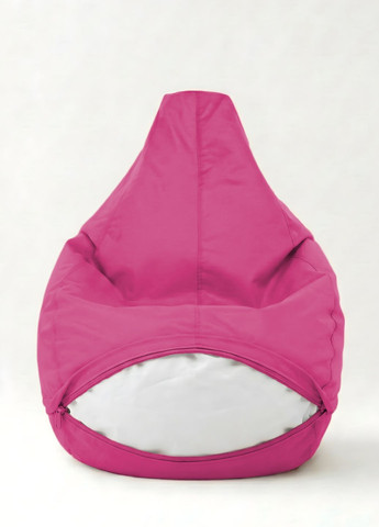 Крісло-мішок Груша Oxford M (115x75 см) Водовідштовхуючий Малиновий MrBean Груша M (370676407)