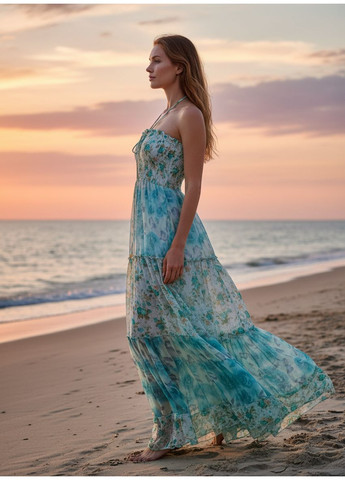 Летний женский сарафан Mtp в цветочек