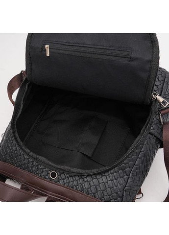 Рюкзак женский из экокожи 14 л городской маленький Черный 39650 Monsen (355884802)