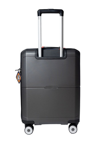 Чемодан маленький S под ручную кладь 49103 полипропилен Серый Snowball (297644022)