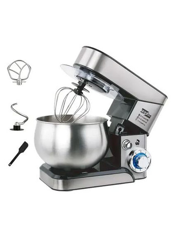 Планетарний міксер тістоміс Zepline ZP-105 з нержавіючої сталі Кухонний комбайн з чашею на 6л потужністю 3500 Вт Grant (363834226)