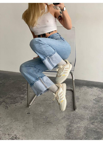 КРОССОВКИ ЖЕНСКИЕ ADIDAS DROP STEP BEIGE АДИДАС ДРОП СТЕП No Brand чёрные демисезоны (369387494)