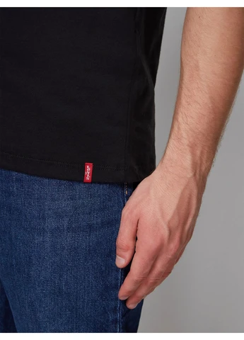 Черная футболка 6813744 чёрный lvc117 Levi's