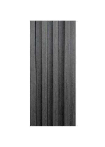 Рейка декоративна WPC стінова 3000х160х23мм Графіт SW-00001529 Sticker Wall (315791023)