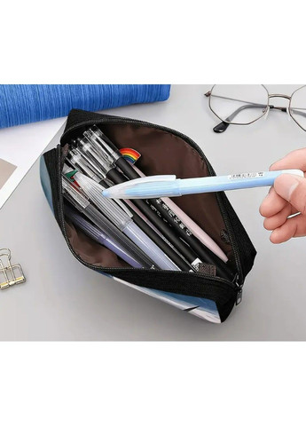 Детский нейлоновый школьный пенал акула Тралалело Тралала итальянские мемы No Brand (356506592)