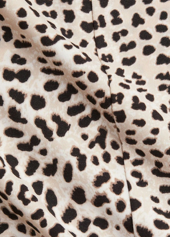 Світло-бежева кежуал сукня H&M леопардовий