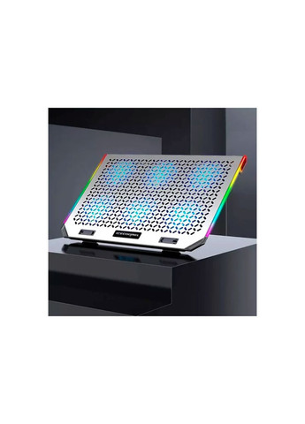Подставка для ноутбука 10-15.6", 6*80mm 1800 RPM, 2*USB, 366x256x23mm, RGB (m465251) IceCoorel 10-15.6", 6*80mm 1800 RPM, 2*USB, 366x256x23mm, RG (369016880)
