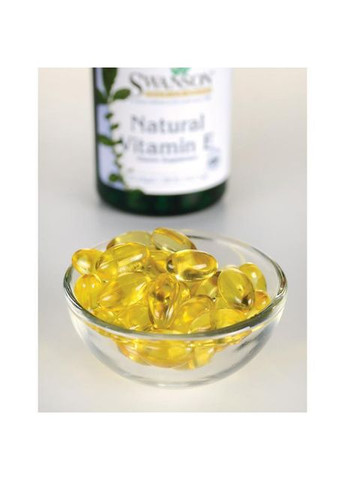 Витамин Е натуральный, токоферол, 200 мкг, 100 капсул. Swanson (364311159)