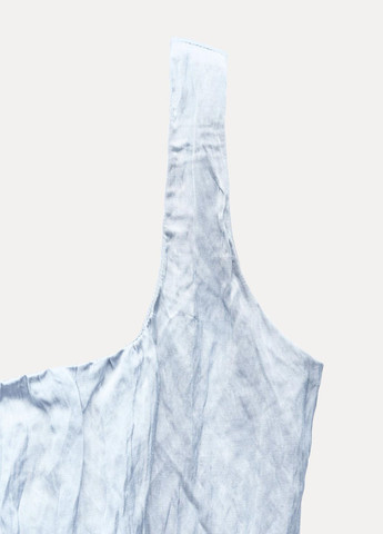 Блакитна святковий сукня Zara однотонна