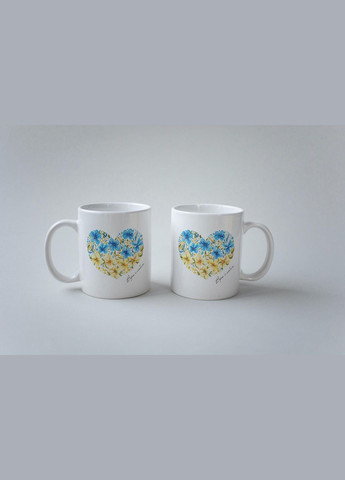 Кружка с патриотическим принтом "Верю и Люблю" 330 мл Белая No Brand (324264380)