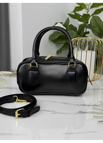 Сумка жіноча Arcadie Leather чорний класичний крос-боді No Brand (369935505)