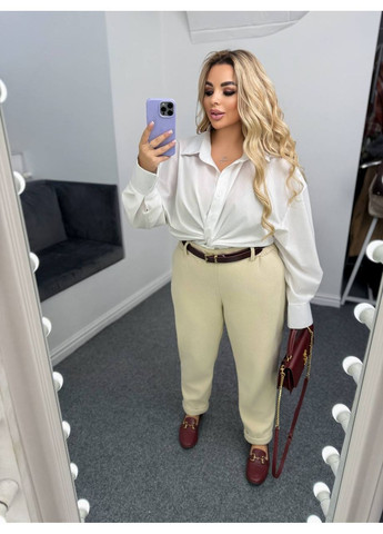 Женские брюки из микровельвета на флисе. Osoblyva (364261800)