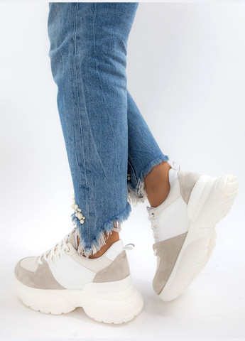 Белые демисезонные кроссовки женские Fashion