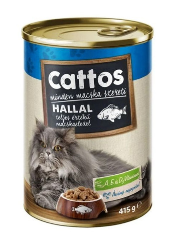 для котів вологий корм з рибою Cattos (290851600)