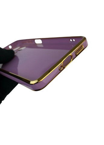 Чехол для Redmi Note 12 Pro 5G с кольцом MagSafe с золотой окантовкой редми нот 12 про черничный gs1 Xiaomi (366230547)