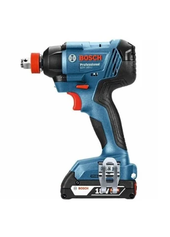 Аккумуляторный гайковерт 06019G5223 GDX 180-LI (18В, 1/2", 180 Нм, 2 Ач) ударный + 2 АКБ и зарядное устройство (23781) Bosch (295043840)