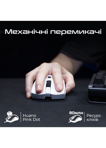 Мышь беспроводная SA-MH01 White RAWM (364861708)