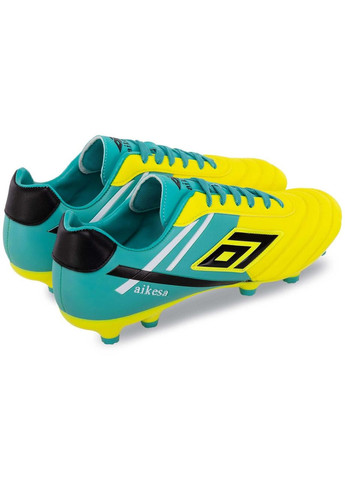 Бутси футбольні 813-40-45 розмір жовтий-блакитний Aikesa (342104673)