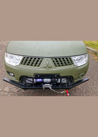 Передний силовой бампер, кенгурятник для ВСУ Nissan (343215907)