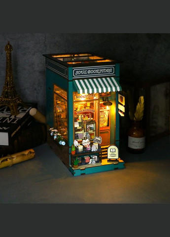Румбокс "Книжный Магазин" интерьерный конструктор DIY набор M2314 с подсветкой No Brand (335063911)