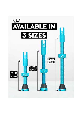 Ниппели x Chris King Tubeless Valves, 42мм Peaty's (362946580)