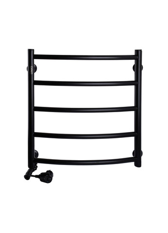 Полотенцесушитель LD EL 500500-5 BLK Лестница Дуга электро черная UNIO (299998784)