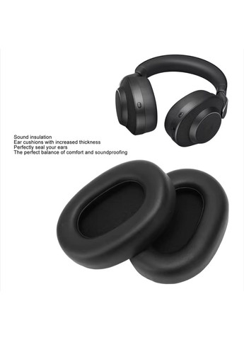 Амбушюры для наушников Elite 85h black черные Jabra (365777361)