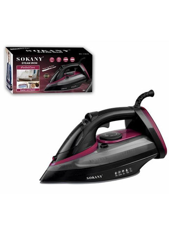 Электрический паровой утюг 2400 Вт с керамическим покрытием с системой защиты от накипи (BM499) Sokany (372603069)