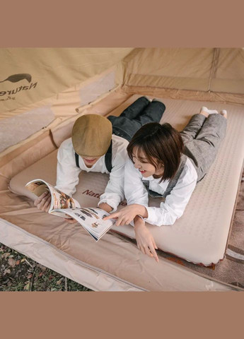 Матрац cамонадувний 6 см подвійний NH21FCD11, хакі (A-016881) Naturehike (317351890)