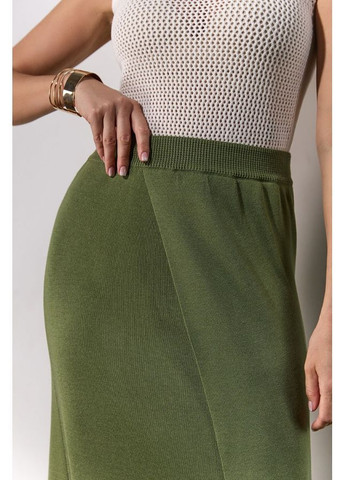 Оливковая юбка 2457 оливковый Triko Bakh