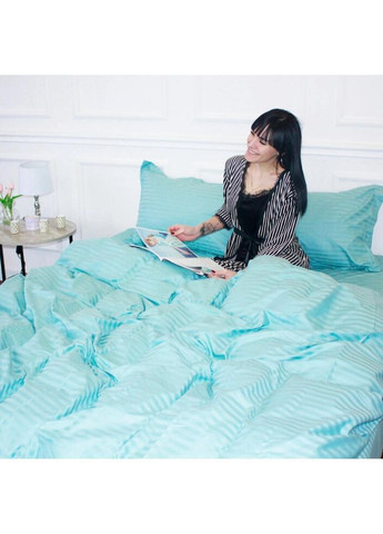 Постільна білизна SatinStripe 30-0015GreenWave 110х140 Дитячий (2200005246245) Mirson (280432837)