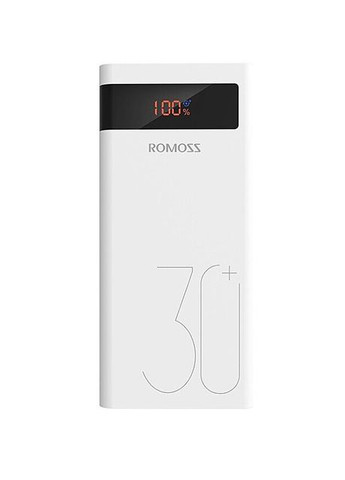 Батарея універсальна мобільна 30000mah Sense8P+ (PHP30515-1134) біла Romoss (279553672)