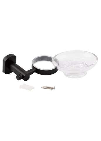 Мильниця Liberty настінна QTLIBBLM1159 Black Qtap (396802602)