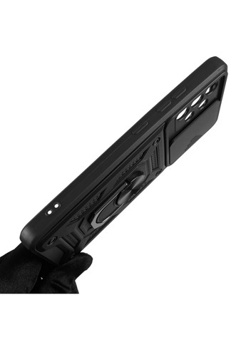 Чохол для Galaxy A32 4G (SM-A325F) броньований з кільцем зі шторкою на самсунг а32 4г чорний rg1 Samsung (366019843)