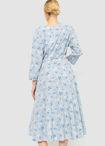 Сіро-голубий сукня софт, колір пудровий, Ager