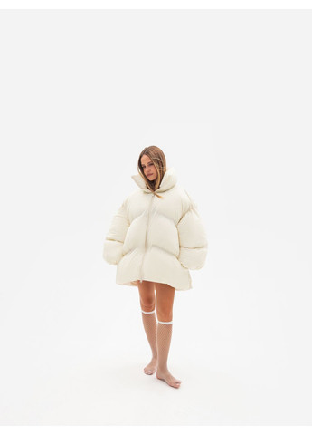 Бежевая зимняя куртка женская зимняя oversized ZF inspire