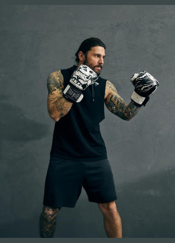 Боксерські рукавиці для боксу 2 шт. рукавички для єдиноборств кікбоксингу тайського бокса боксера бокс тренувальні 8 унцій Zelart (329195005)