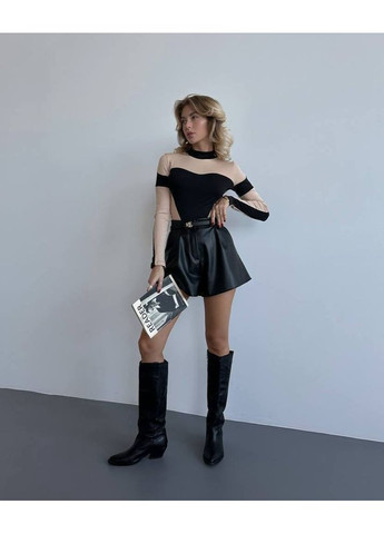 Женские шорты из экокожи FINO Mode (351224884)