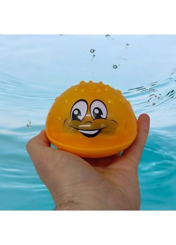 Игрушка-фонтанчик для ванны MIC желтая для детей с подсветкой и функцией водяного фонтана. ProDobro (367098042)